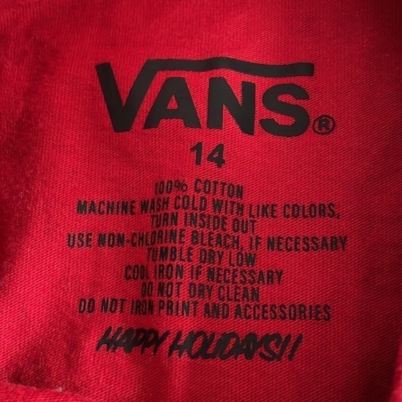 Vans unisex holidays Christmas 2pcs pajamas - Picture 4 of 7